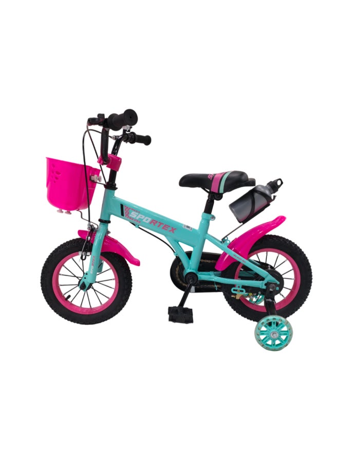 دراجة أطفال بهيكل فولاذي ألوان متعددة 12 بوصة G12BHM2552-12'